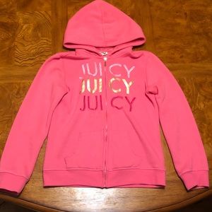 Girls Juicy Couture Pink Sweater.